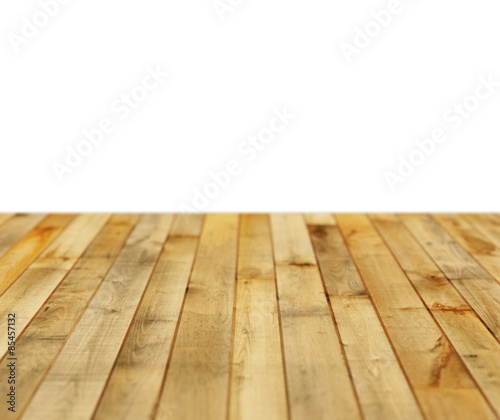 Wood plank on white background © slobodskyi