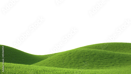 green grass field 