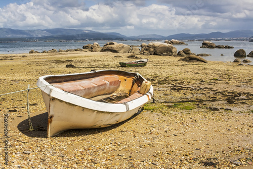 Old boat stranded