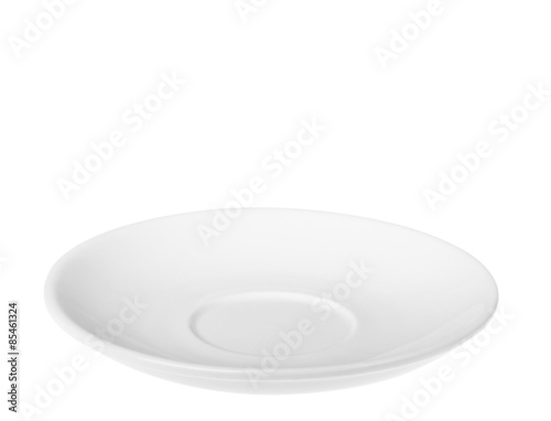 saucer isolated on a white background