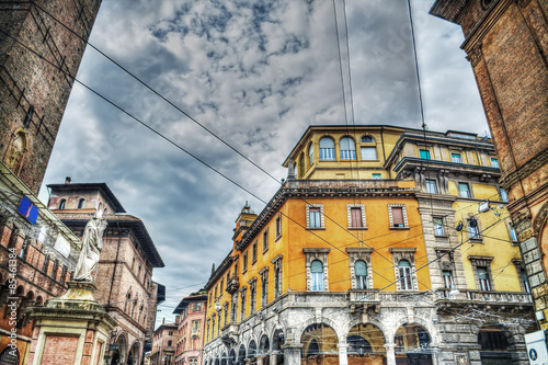 San Petronio statue in Bologna photo