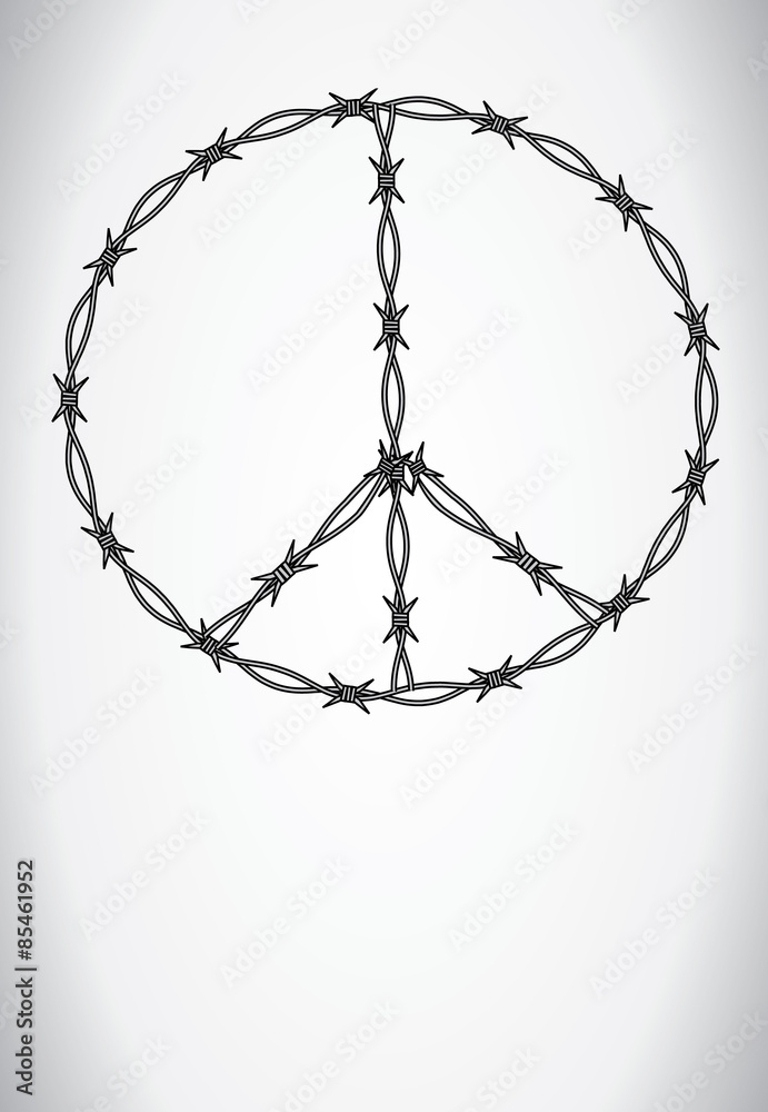 Peace sign icon. Hope symbol. Antiwar sign Peace sign icon. Hope symbol. Antiwar sign