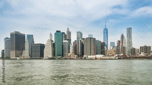 New York City panorama with Manhattan Skyline over Hudson River. © Federico Rostagno