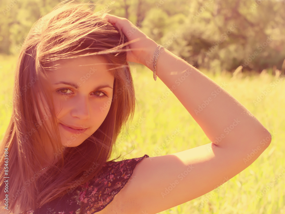 Fototapeta premium portrait girl