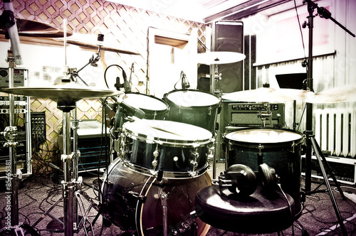 Drums in the studio. #85465381