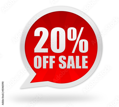 twenty percent off sale