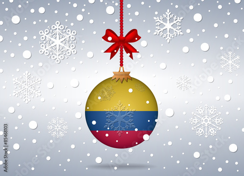christmas background colombia
