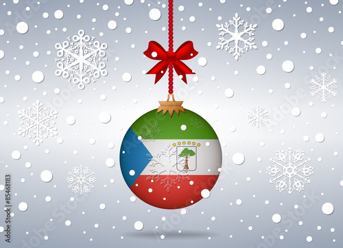 christmas background equatorial guinea