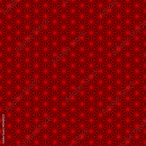 Seamless Chinese style traditional red geometry tracery pattern.
