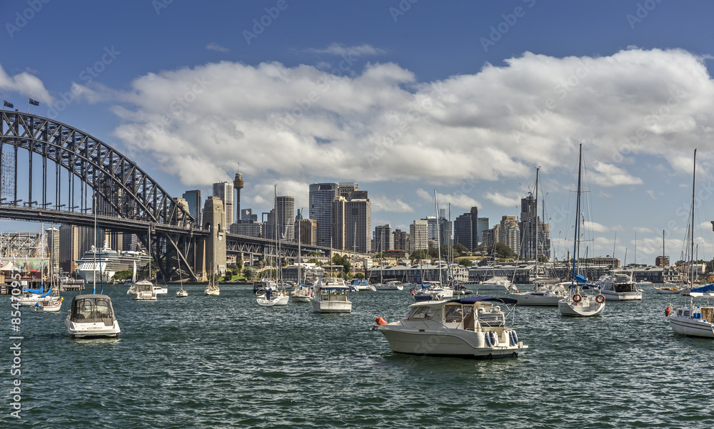 Sydney Skyline von der Lavender Bay