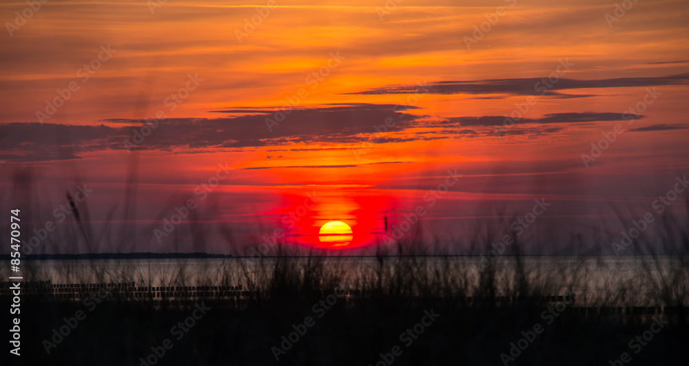 Fototapeta premium Beautyful Sunset on the beach