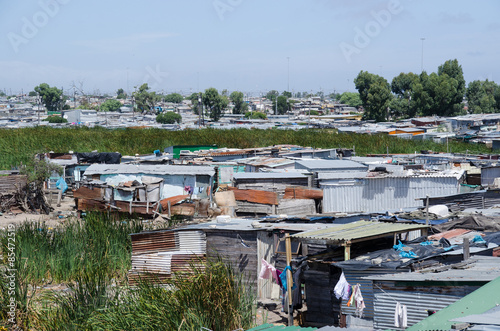 Armut im Slum in Kapstadt