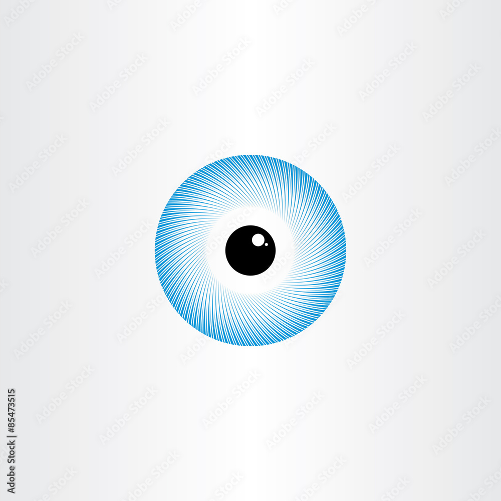 human eye blue pupil symbol human eye blue pupil symbol
