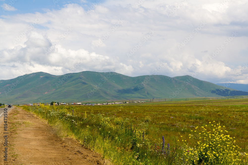 Naklejka premium Summer in the mountains of Armenia