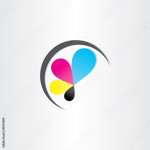 printing icon printhouse ink symbol