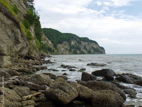 Rocks on the shore of the Black Sea