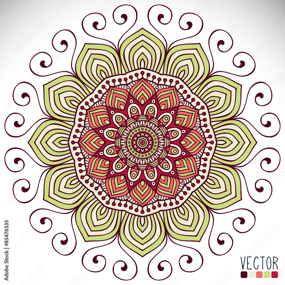 Mandala. Round Ornament Pattern Mandala. Round Ornament Pattern
