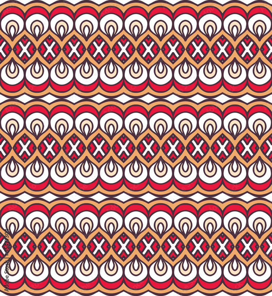 Vector ethnic seamless pattern