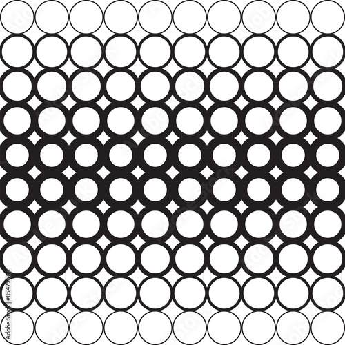 Abstract circles with a dedicated Central geometric background