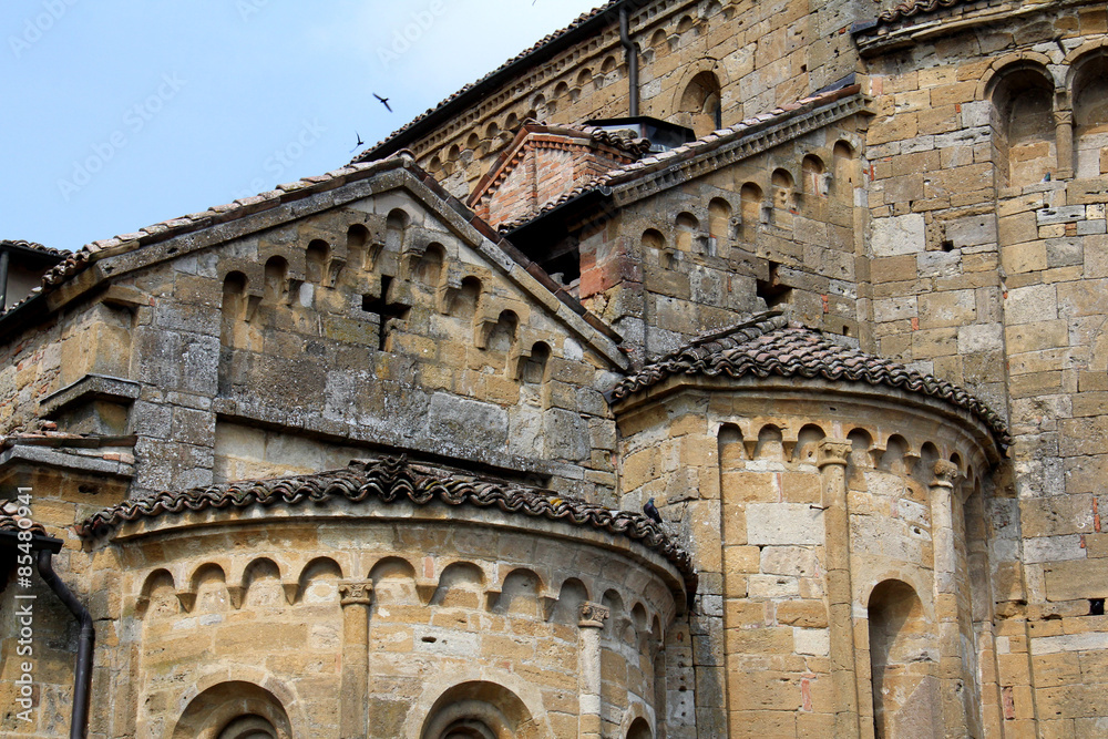 Castell'Arquato; Collegiata di Santa Maria;  zona absidele