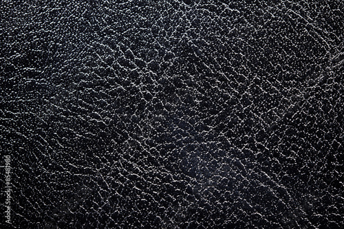 Black leather texture.