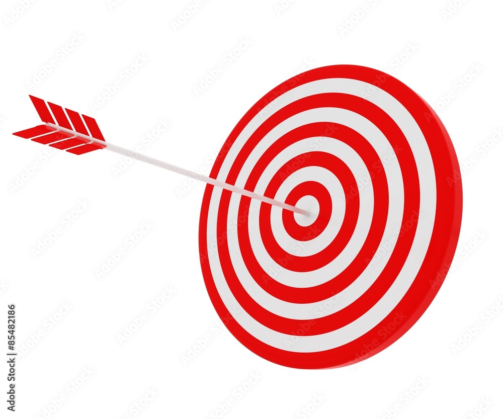 the arrow in the target the arrow in the target