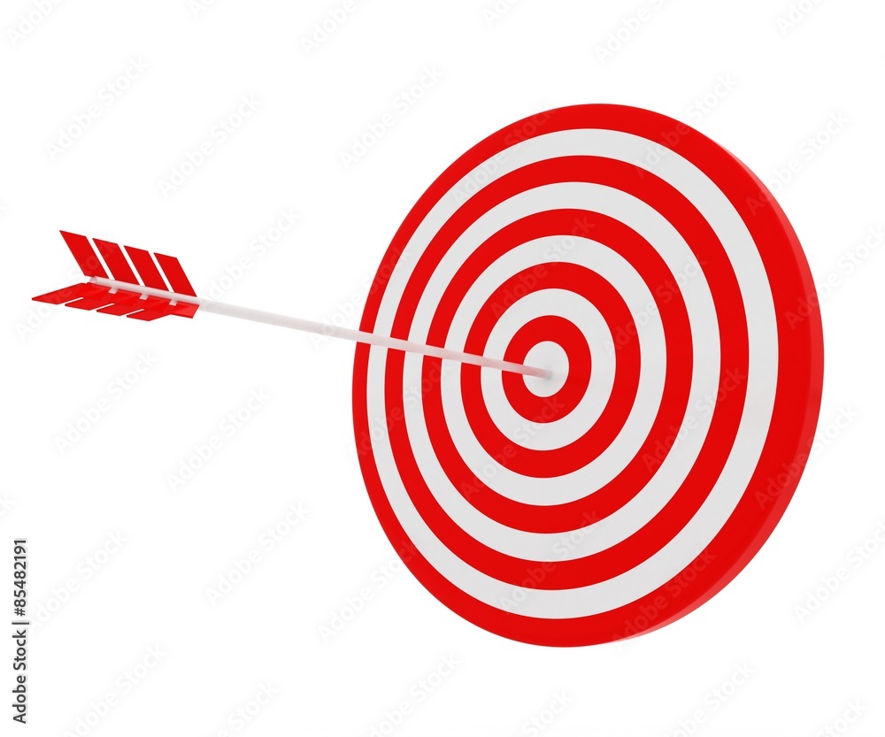 the arrow in the target the arrow in the target