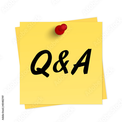 Q&A text on reminder