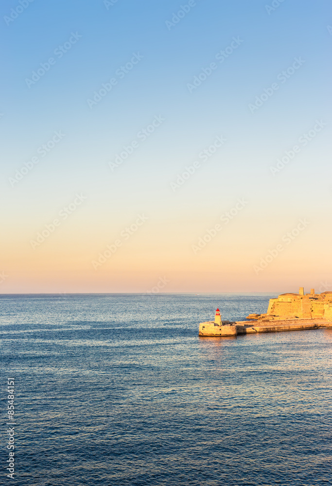 The port of La Valletta, Malta