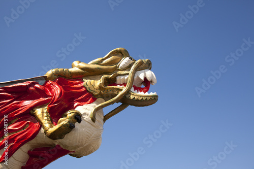 Fotografía Replica of the Figurehead of the S.S. Empress of Japan,