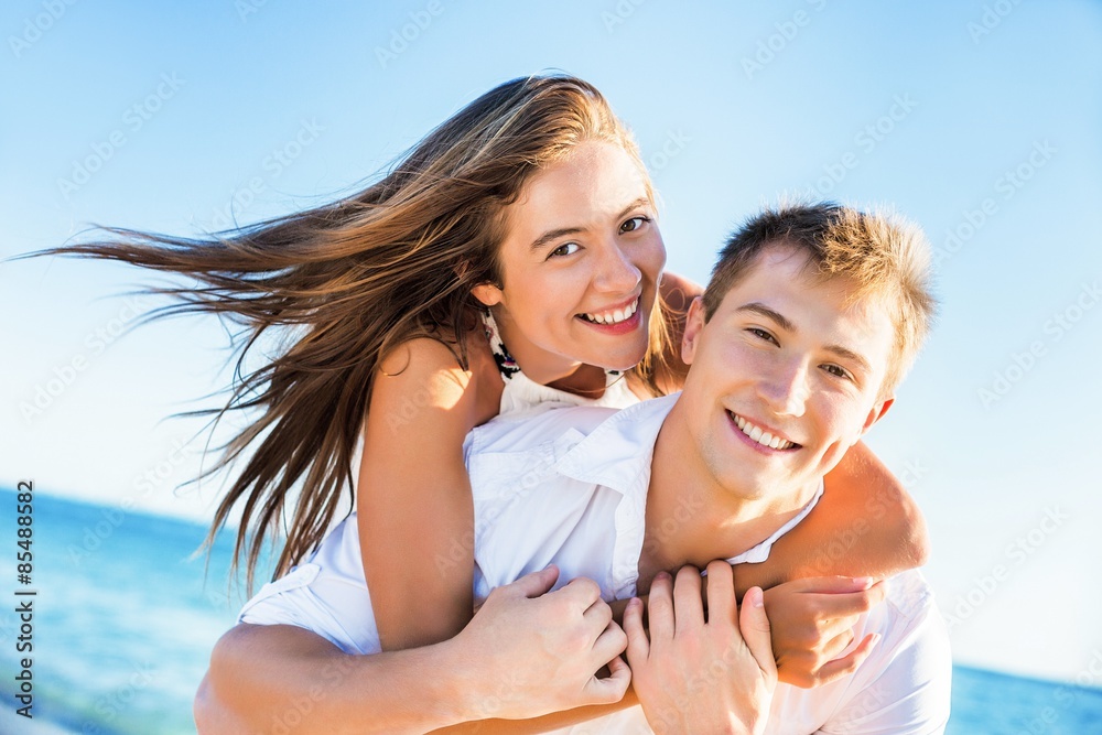 Beach, fun, laughing. Beach, fun, laughing.