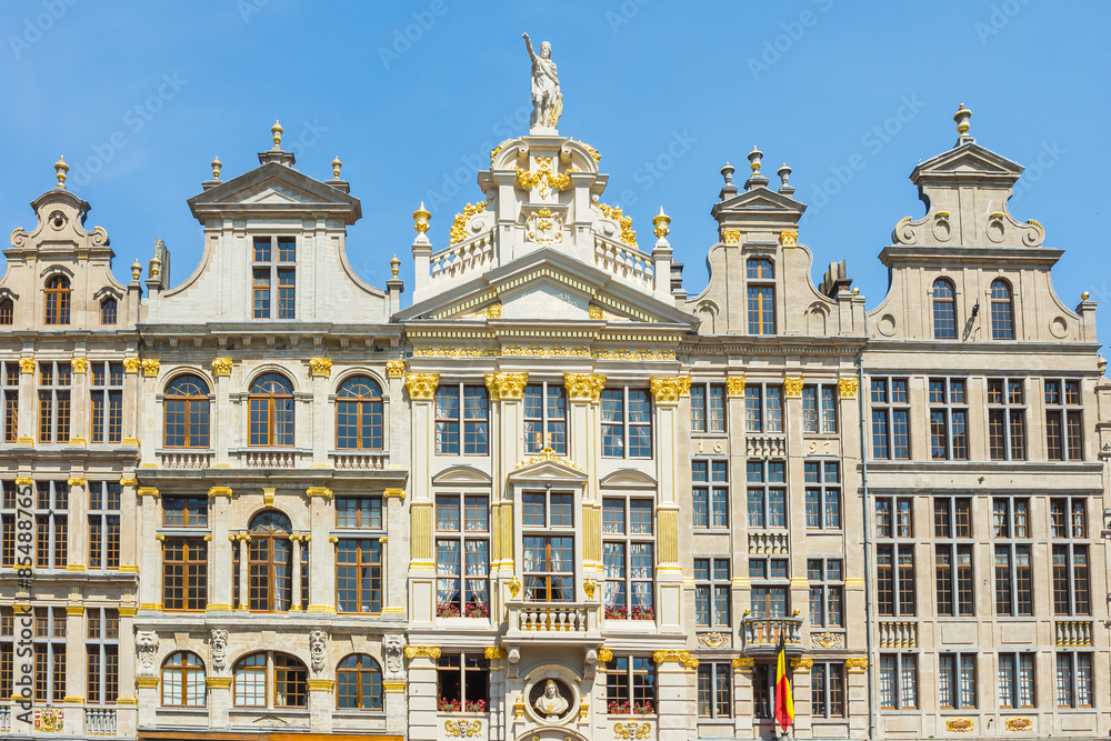 Guildhalls at the Grand Place in Brussels, Belgium