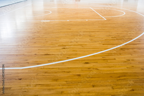 wooden floor basketball court © torsak