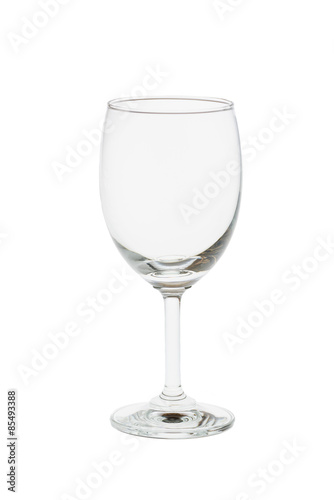 wine glas isolated on a white background