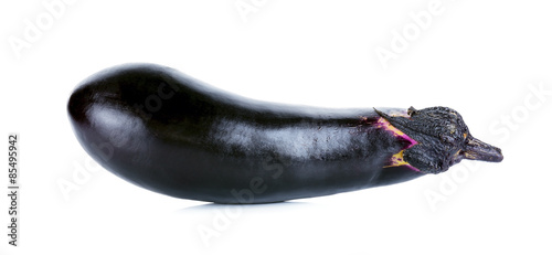 Eggplant isolated on the white background