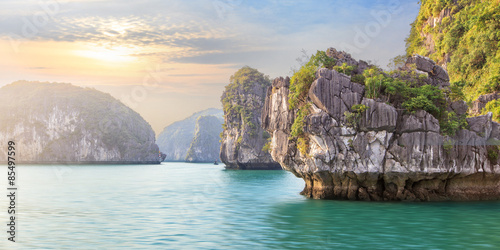 Halong Bay seascape, Vietnam