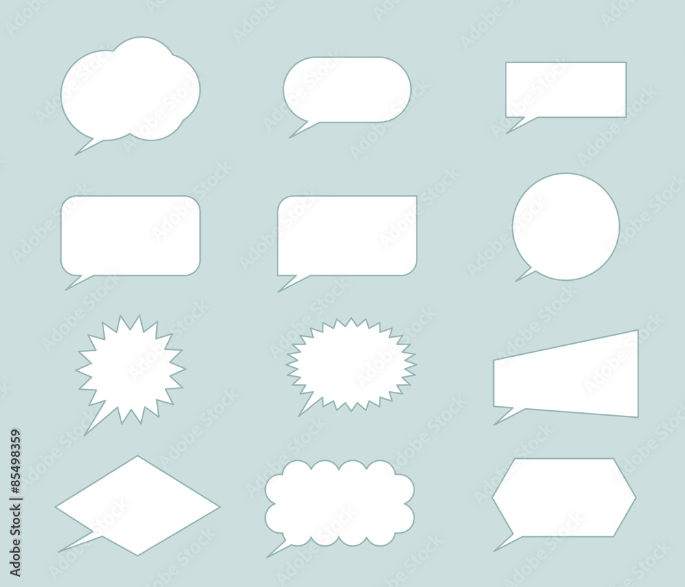 Speech bubbles icon. vector illustration. Speech bubbles icon. vector illustration.