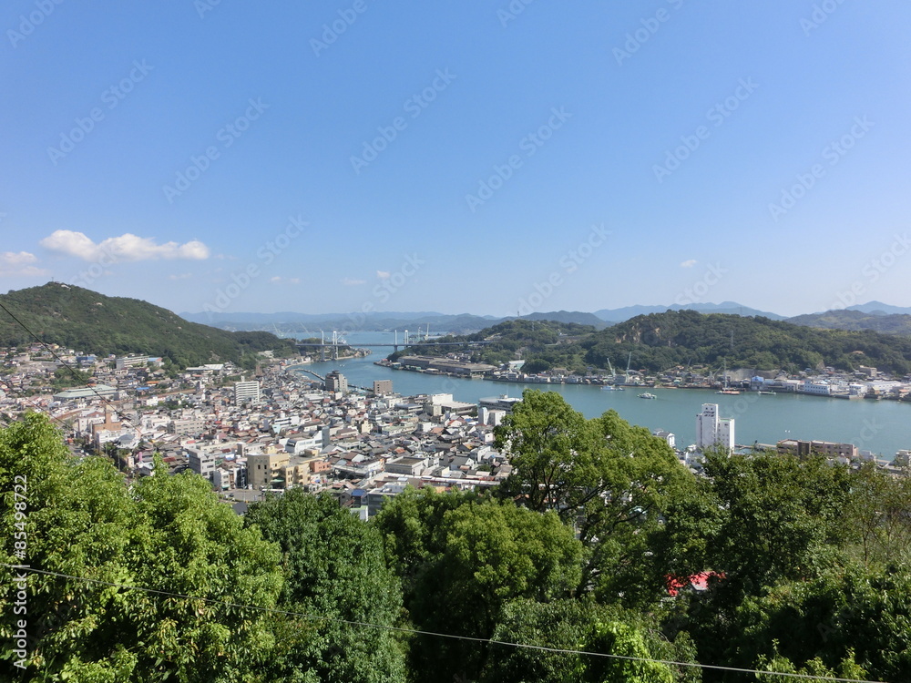 view of Onomichi Hiroshima Japan