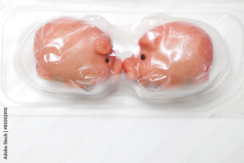 Fototapeta premium Glücksschwein, Marzipan, Wünsche