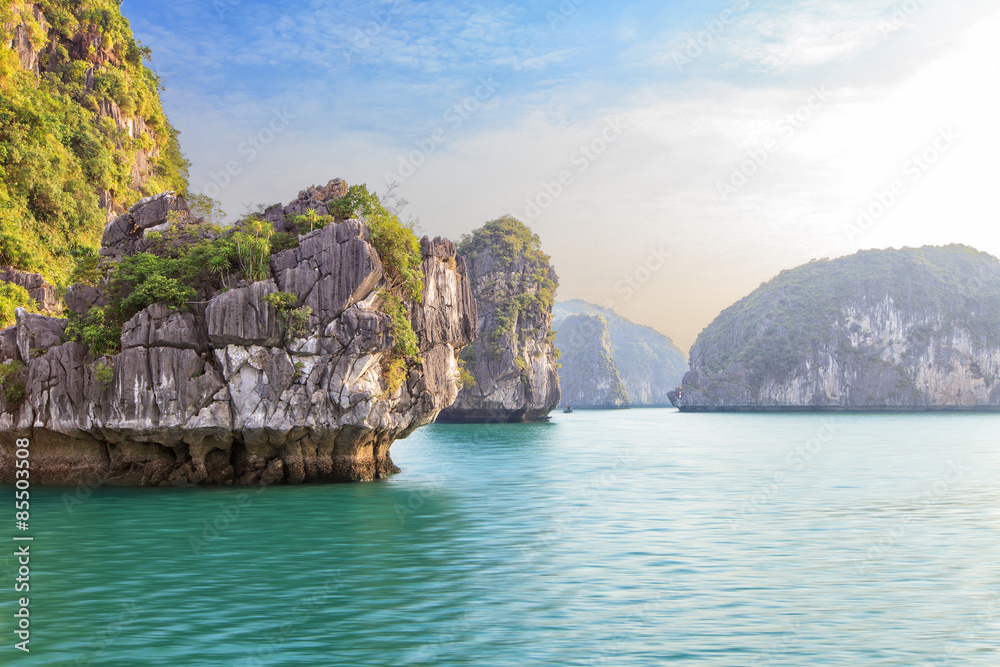 Halong Bay seascape, Vietnam