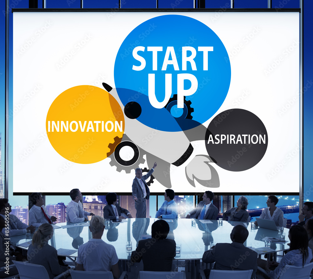 Startup Business Plan Innovation Aspiration Concept Startup Business Plan Innovation Aspiration Concept