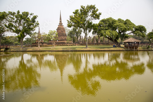 Sukhothai - Historischer Park - Wat Sa Si  