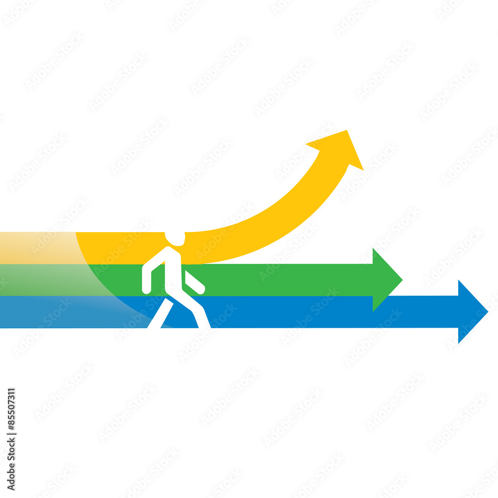 man goes forward to success man goes forward to success