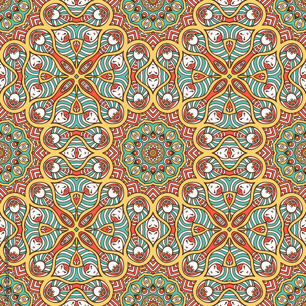 Abstract vector seamless pattern