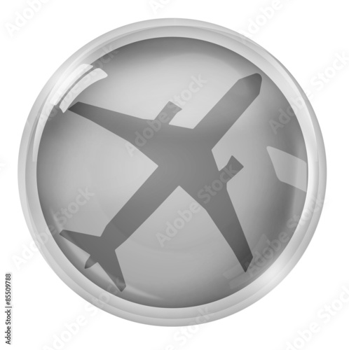 Round Icon Button Symbol