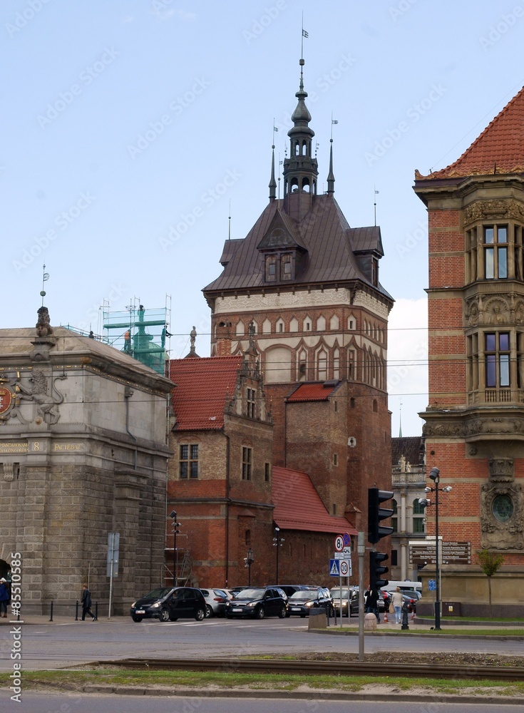 Obraz premium architecture in Old Town in Gdansk 