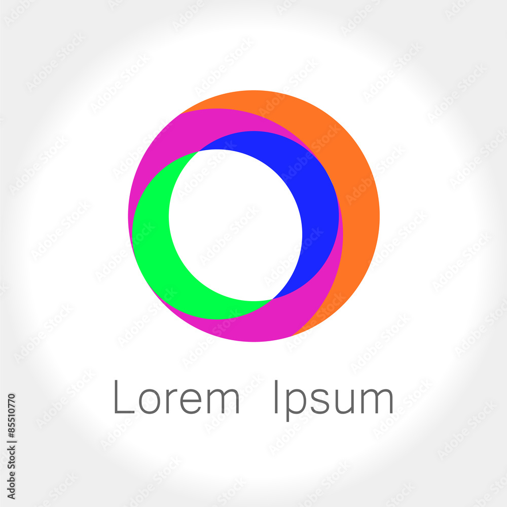 abstract circle logo abstract circle logo