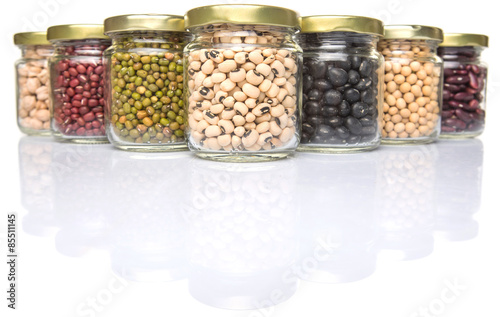 Beans Variety In Mason Jars