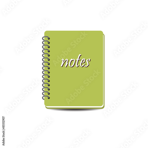 Notes book.