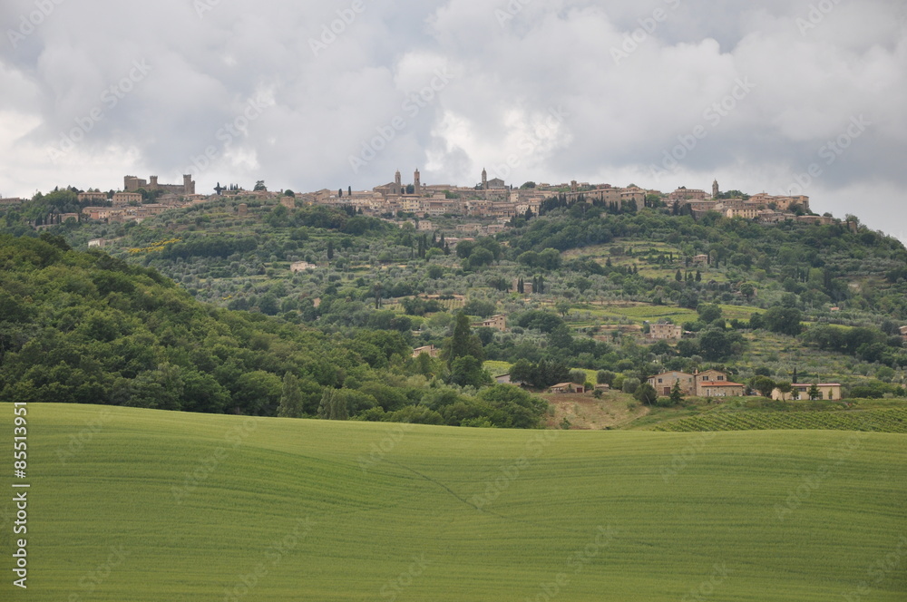 Montalcino in der Toskana